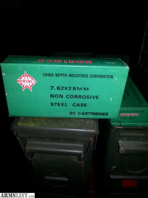 norinco ammo 7.62x39 green box